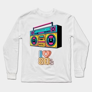 i love 80s Long Sleeve T-Shirt